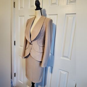 Tom Klaim Womens Vintage Two Piece Skirt Suit